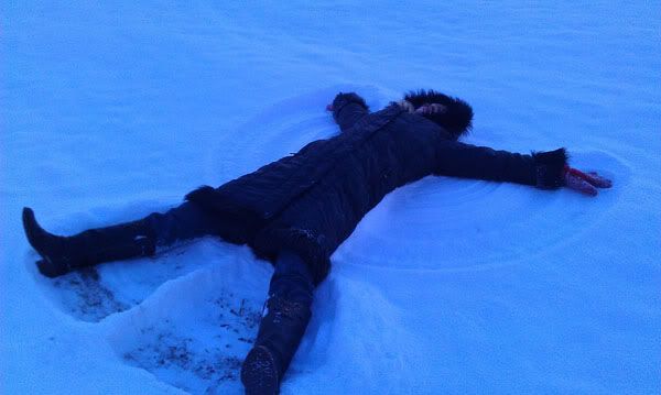 Andrea造雪天使中